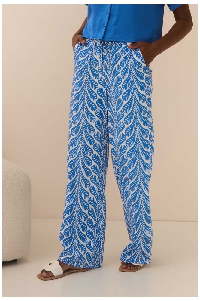 TROUSER SOFIA QC34 1 808 lofty leaves print